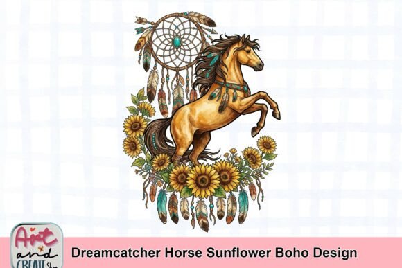 Bohemian Spirit Meets Artistic Flair in This Horse Design