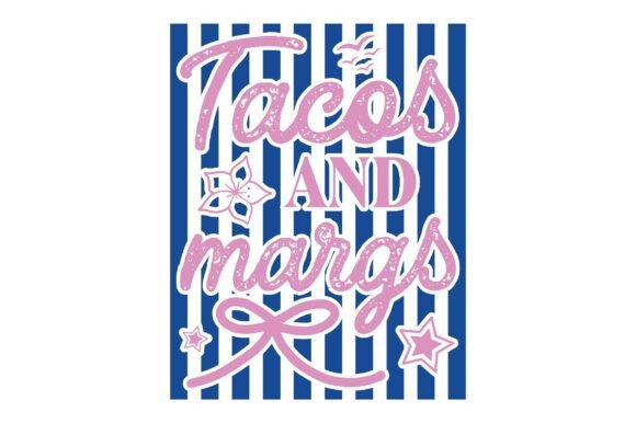 Fun Summer Sublimation Design PNG: Tacos & Margs
