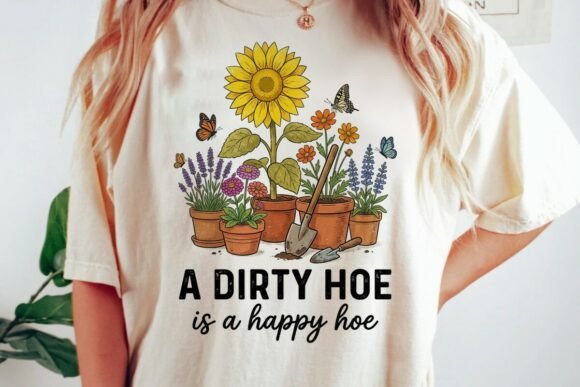 Gardening Humor Sunflower Design: A Whimsical Asset for Creatives