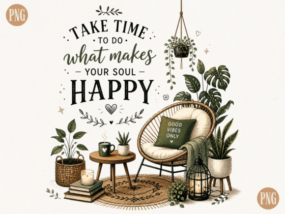 Plant Therapy Quote PNG Design: A Fresh Creative Asset