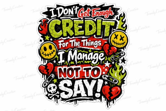 Sticker Bomb Sarcastic Quote PNG Design: Loud, Bold, and Funny