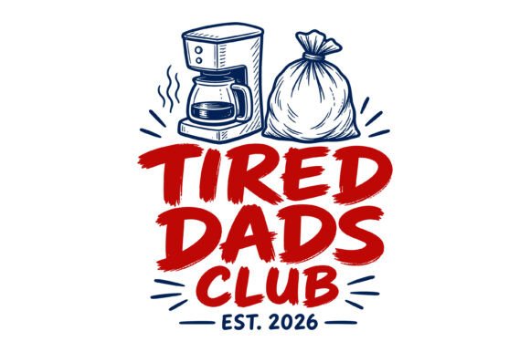 Tired Dads Club Coffee T Shirt Design: More Than Just a Funny Graphic